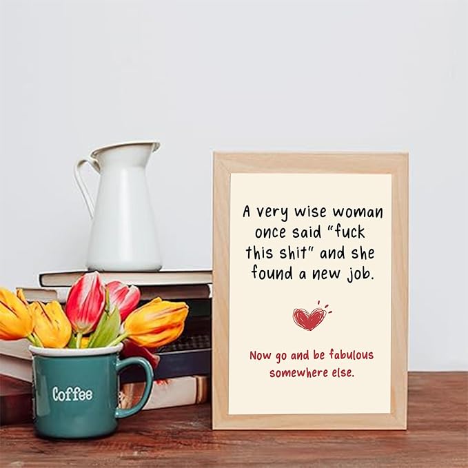 New Job Card, Funny Leaving Cards for Bestie Friend, Happy Farewell Card for Men Women, New Job Congratulate Gifts for Him Her, Coworker Leaving Gift