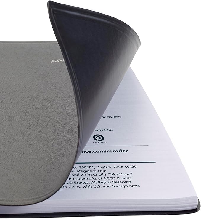 AT-A-GLANCE 2025 Appointment Book Planner, Weekly, 5" x 8", Small, DayMinder, Black (G2000025)