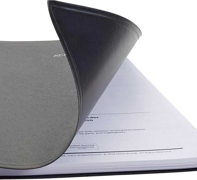 AT-A-GLANCE 2025 Planner, Monthly, 8" x 12", Large, DayMinder, Black (SK20025)