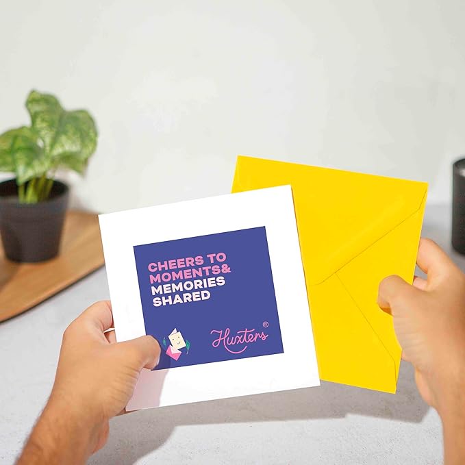 Huxters Funny Birthday Card for Him Men and Her Women Officially Too Old Letter - Fun Joke Greeting Card for Dad Brother Uncle Mom Sister Auntie - - 17 by 12cm (Exec Aging Order)