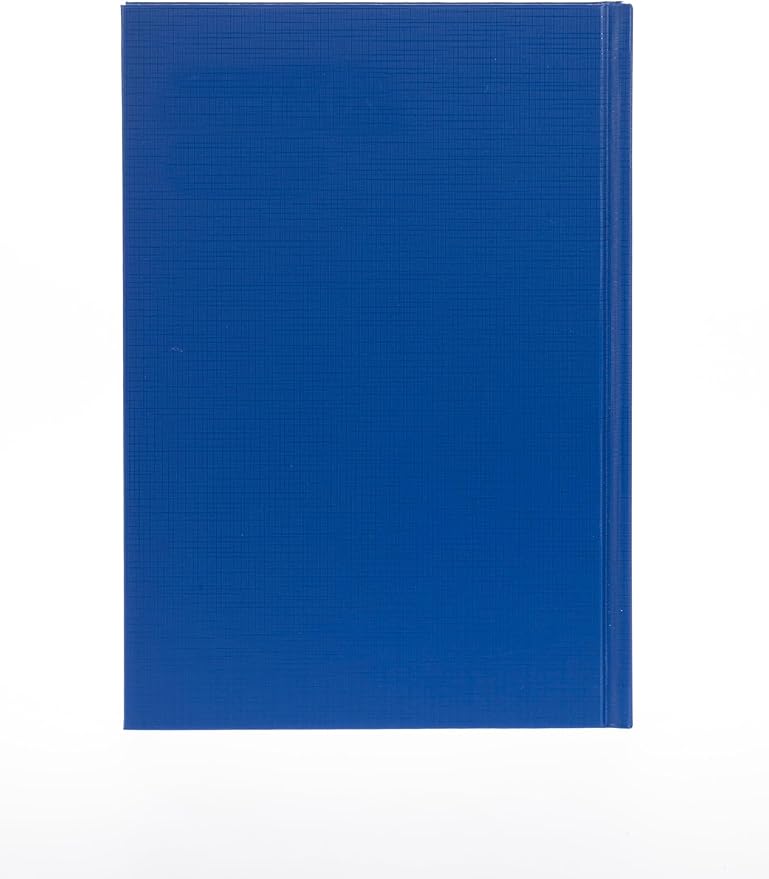 Collins Essential 2025 Business Diary - A5 Week to View Planner with Leathergrain Hardback Cover - Blue - ESSA53.60-25