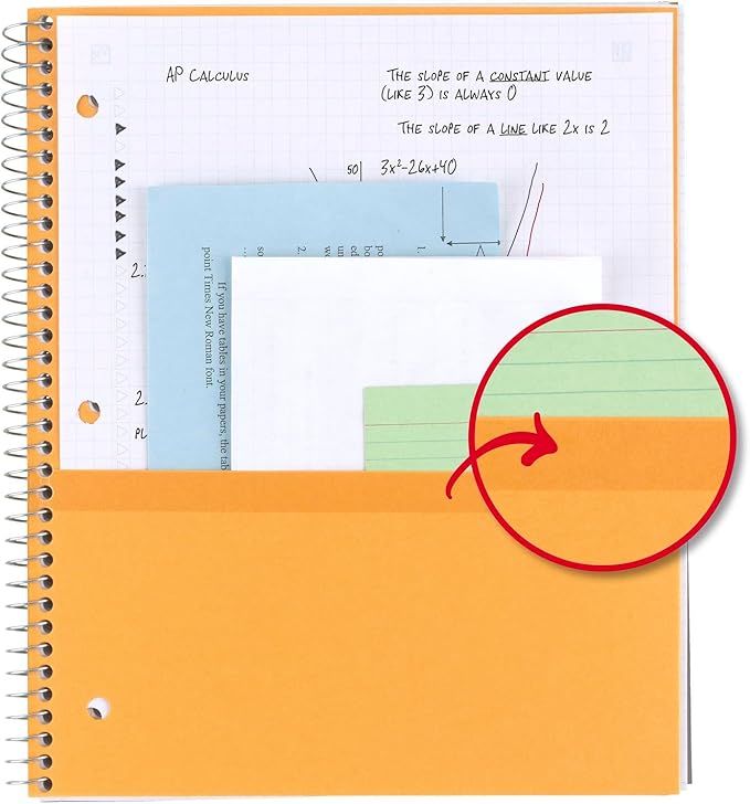 Five Star Spiral Notebook + Study App, 1 Subject, Graph Ruled Paper, Fights Ink Bleed, Water Resistant Cover, 8-1/2" x 11", 100 Sheets, Seaglass Green (620000CH1)
