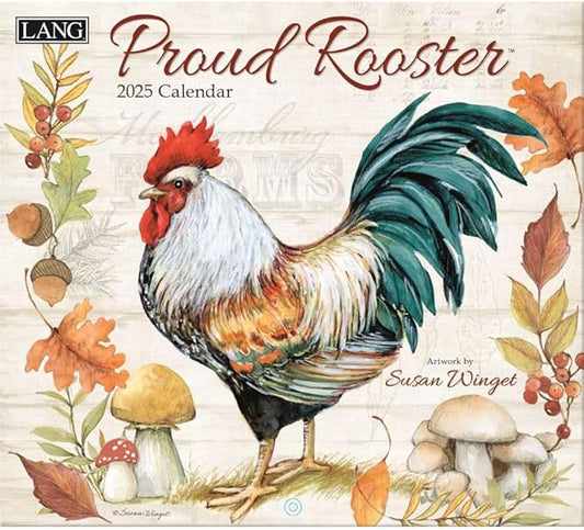 Lang Companies, Proud Rooster Special Edition 2025 Wall Calendar
