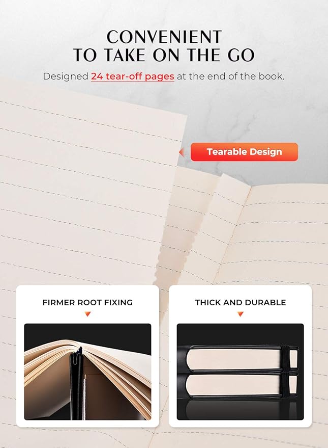 AISBUGUR Pocket Notebook, Small Notebook, 2-Pack Total 320 Pages,3.7" x 5.7" Pocket Notebook (8 Pack, 8 Pack Black)