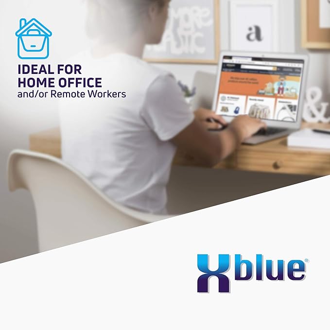 Xblue QB System Bundle with 10 IP9g IP Phones Including Auto Attendant, Voicemail, Cell & Remote Phone Extensions & Call Recording, Black, (QB1010)