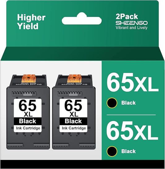 SHEENGO Remanufactured Ink Cartridge Replacement for HP 85A (Black 4 Pack)