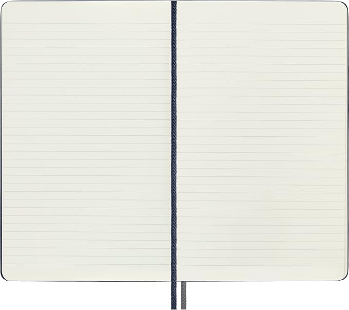 Moleskine Classic Expanded Notebook, Hard Cover, Large (5" x 8.25") Ruled/Lined, Sapphire Blue, 400 Pages