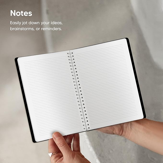 2025 Planner Weekly and Monthly – Hourly Appointment Book 2025 – Softcover, Twin-Wire Binding – Teacher Planner, Simple Design for Productivity - 6.5 x 8.5