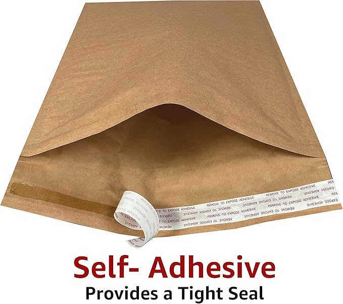 Honeycomb paper padded envelope sealable mailers (30, #4-9.5" x 13.5")